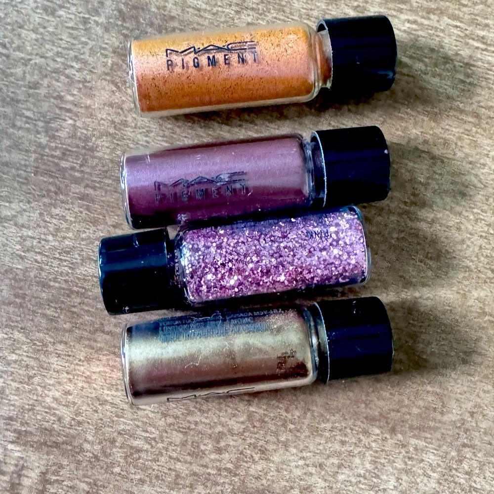 MAC Cosmetics Pigment Set - Gold, Purple, Brown